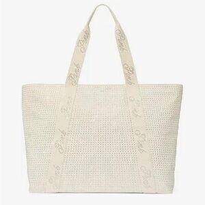 Victoria's Secret White Perforated Travel Organizer